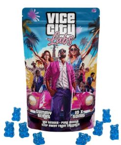 500MG MDMA Gummy Bears - Blue Raspberry Lemonade - Vice City Labs