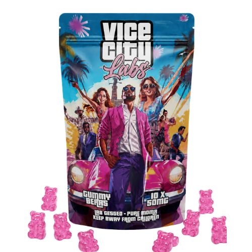 500MG MDMA Gummy Bears - Watermelon - Vice City Labs