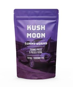 Kush Moon Gummy Worms THC Gummies 500mg