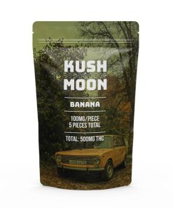 Kush Moon banana THC Gummies 500mg