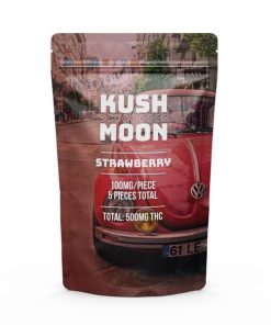 Kush Moon Strawberry THC Gummies - 500mg