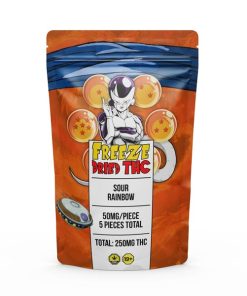 THC Freeze Dried Sour Rainbow 250mg THC